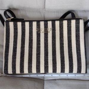 Guess Wilder Striped Convertible Crossbody Bag
